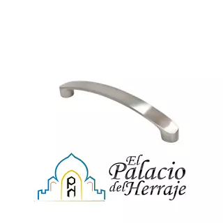 Manija Arco Niquel Cepillado 96 Mm Hma045-02