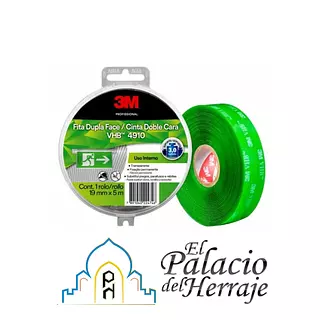 Cinta 3m Doble Faz Transparente 19mm X 5m - Cor